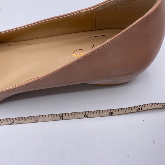 XYD Nude Pointy Toe Hidden Low Heel Pumps - Picture 11 of 11